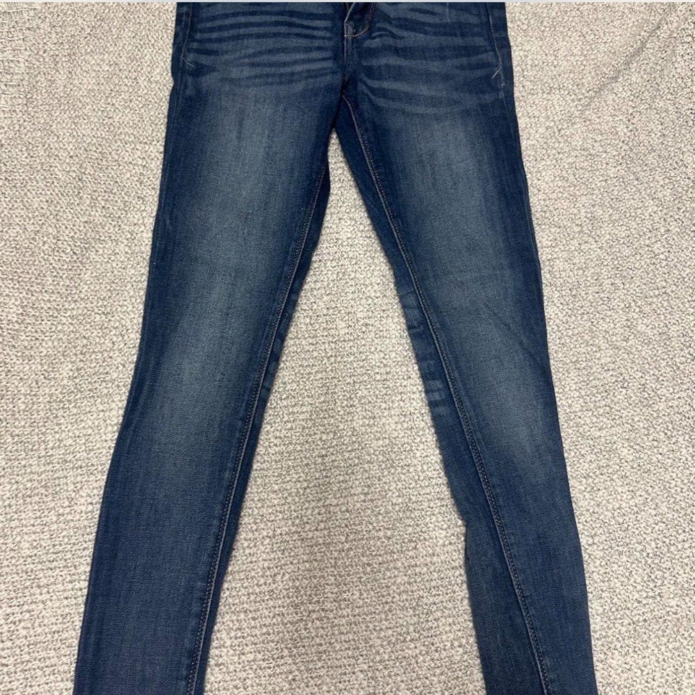 Express Dark Blue Skinny Jeans
